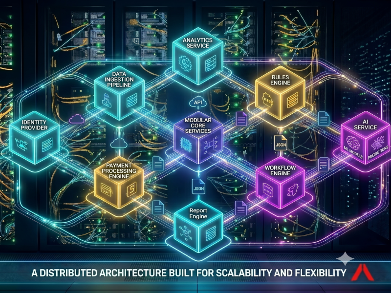 Containerized microservices platform architecture